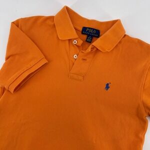 Polo Ralph Lauren Polo Shirt Classic Fit‎ Short Sleeve Kids Orange Size M